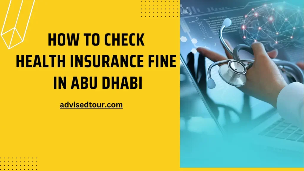 how to check insurance fine in abu dhabi