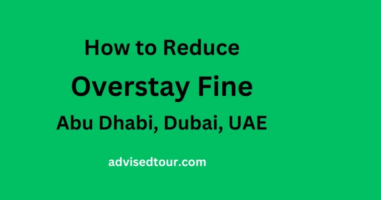how to reduce overstay fine