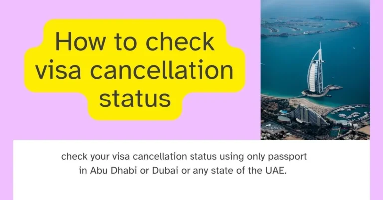 check visa cancellation staus